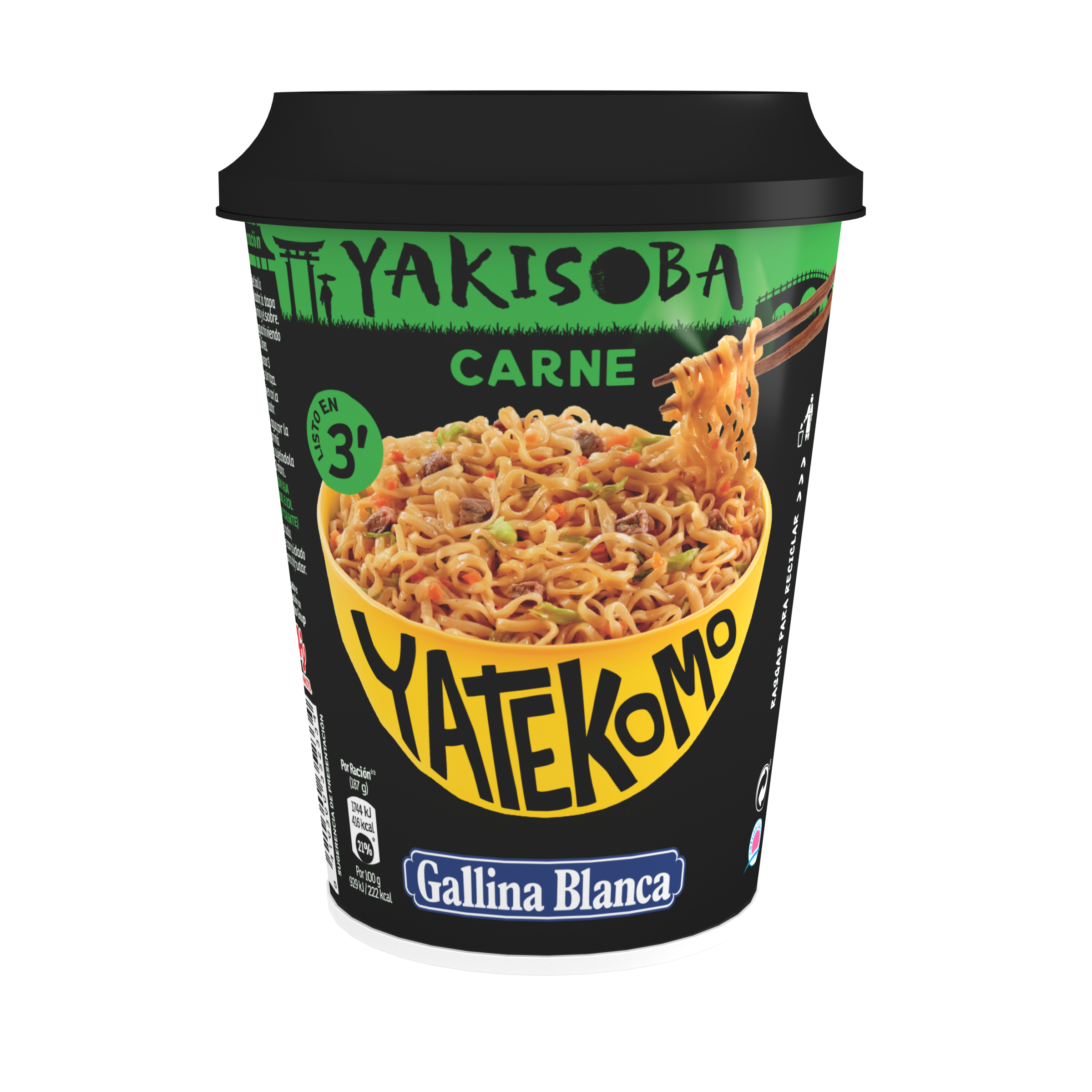 Yatekomo Yakisoba Carne